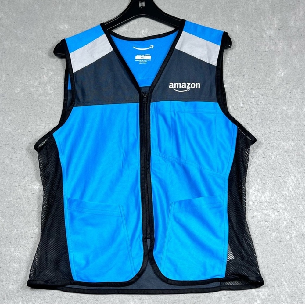 Amazon DSP / Flex Delivery Driver reflective Safety Vest blue XS /S - Picture 6 of 7